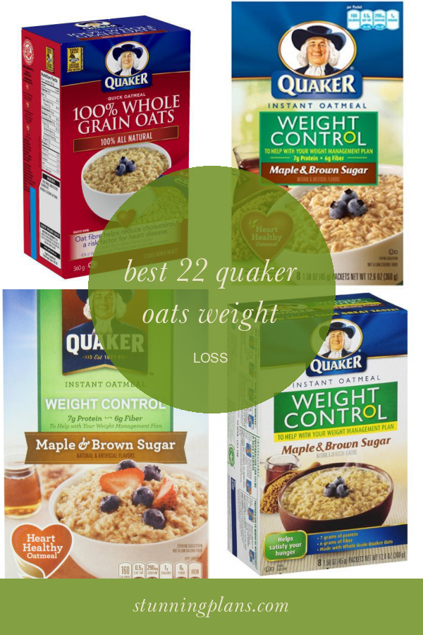 Quaker Oats For Weight Loss